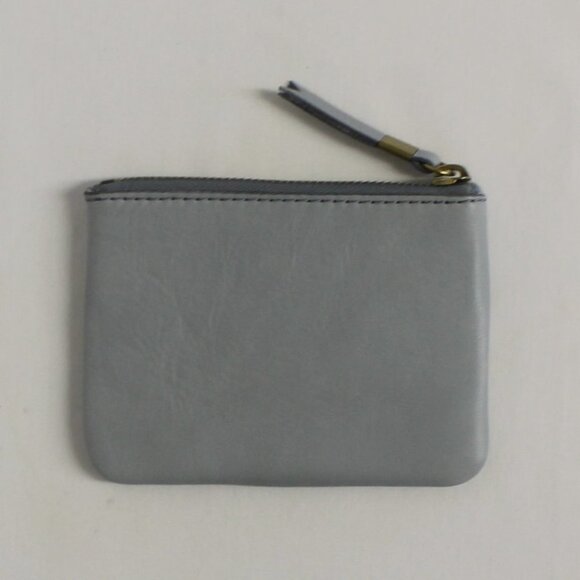 Madewell The Leather Pouch Wallet Grey Initial RNR - Picture 4 of 4